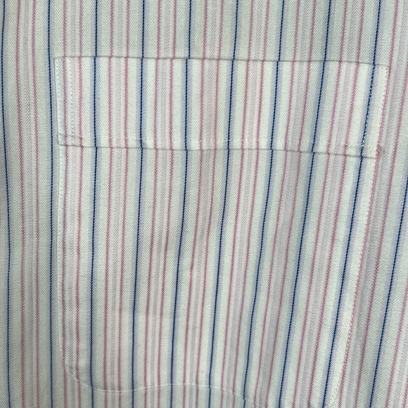 Tommy Bahama Striped Business Casual Dress Shirt Top Size 16 32/33 - Picture 3 of 7